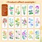 17pcs - Flower Stencils for Painting,Stencils for Crafts Reusable